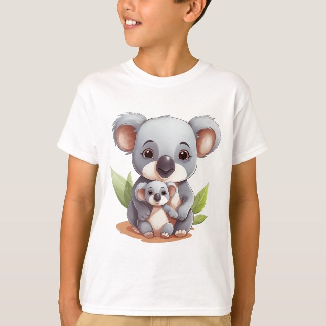 Camiseta Mantente cómodo como un Koala - Agradable y acoged (Anverso)