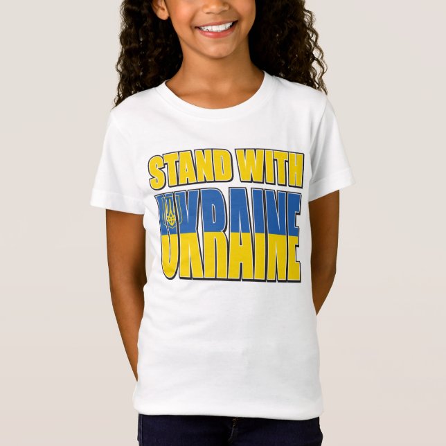 Camiseta Mantente con Ucrania (Anverso)