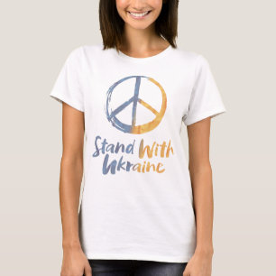 Camiseta Mantente con Ucrania - Símbolo de Paz Libertad