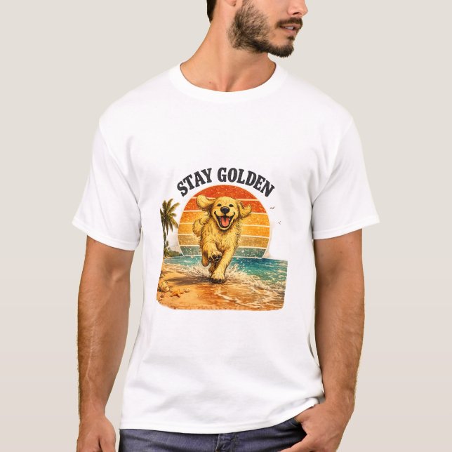 CAMISETA MANTÉNTE DORADO (Anverso)