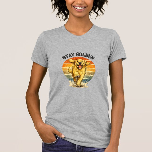 CAMISETA MANTÉNTE DORADO (Anverso)
