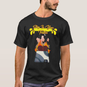Camiseta Mantente En Tu Gráfico Del Humor De Tostadora