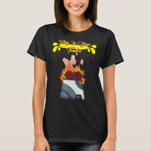 Camiseta Mantente En Tu Gráfico Del Humor De Tostadora