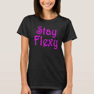 Camiseta Mantente Flexy Motivador Inspiacional Y Fitness Q