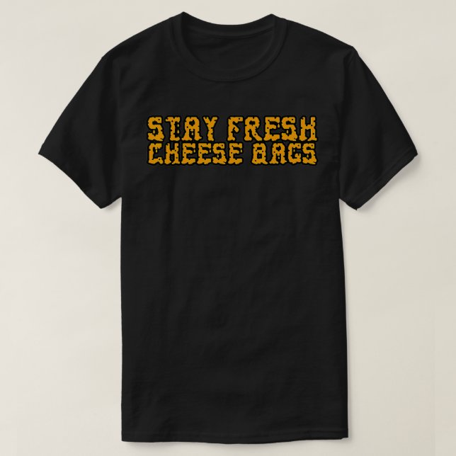 Camiseta Mantente fresca cabeza de queso Cheese Bags a la p (Diseño del anverso)