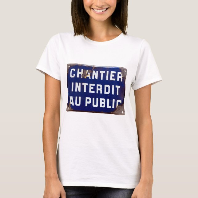 Camiseta ¡Mantente Fuera! (Anverso)