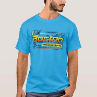 Camiseta Mantente fuerte en Boston Massachusetts City