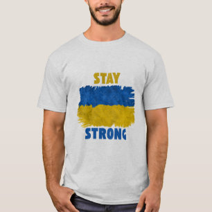 Camiseta Mantente fuerte Ucrania - Muéstrate tu apoyo