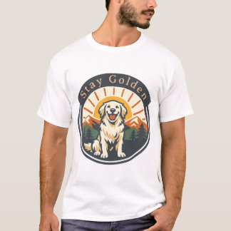 Camiseta Mantente Golden Retriever