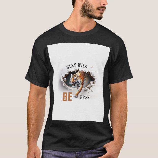 Camiseta Mantente libre (Anverso)