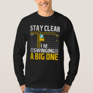 Camiseta Mantente limpio papá Chiste Ladle Crane Humor Cran