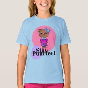 Camiseta Mantente perfecto para un gato gitano kitsch con B