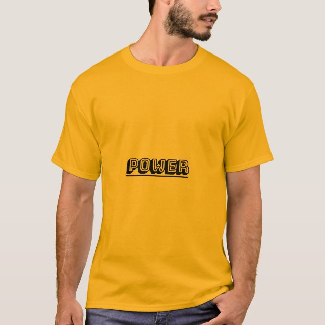 Camiseta Mantente poderoso (Anverso)