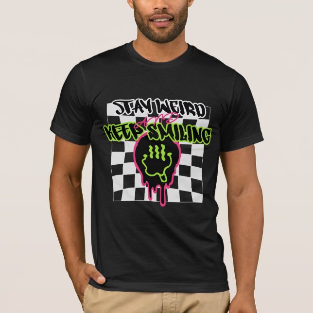 Camiseta Mantente raro y sigue sonriendo (Anverso)
