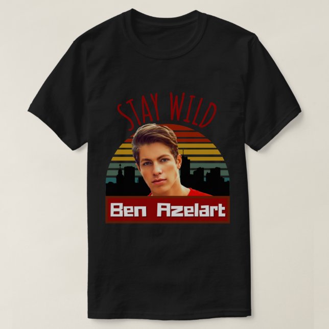 Camiseta Mantente salvaje, Ben Azelart (Diseño del anverso)