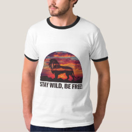 Camiseta "Mantente Salvaje, Sé Libre: ¡Acepta Tu Espíritu!"