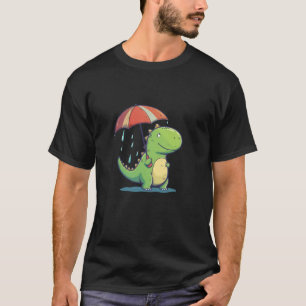 Camiseta Mantente seco con este lindo dinosaurio y Desi de 