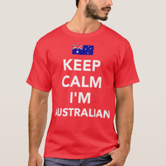 Camiseta Mantente tranquilo soy australiano