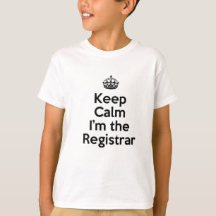 Camiseta Mantente tranquilo Soy el Secretario