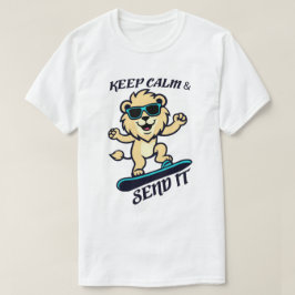 Camiseta Mantente tranquilo y envíalo