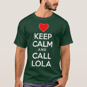 Camiseta Mantente tranquilo Y Llama A La Abuela Filipina De