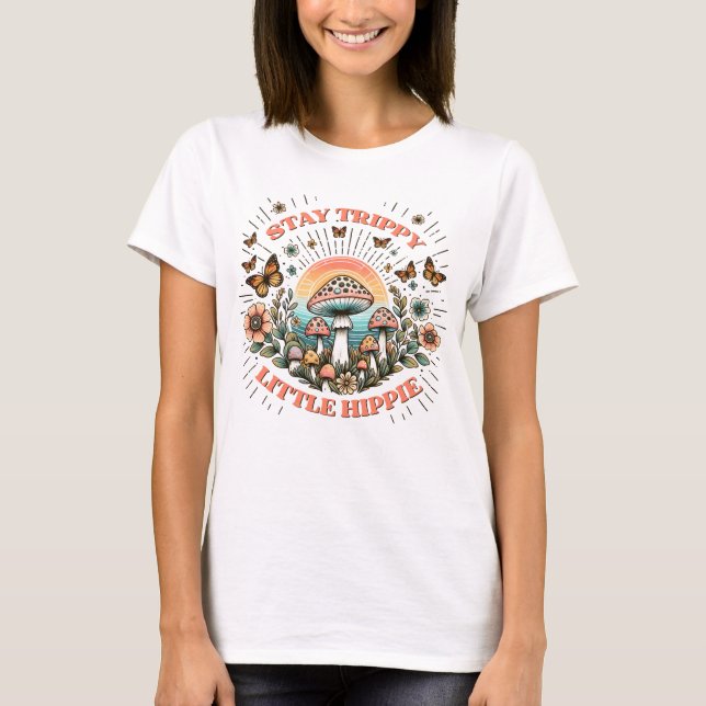 Camiseta Mantente trippy hippie (Anverso)