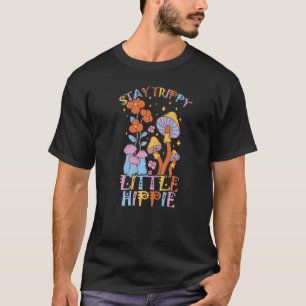 Camiseta Mantente trippy, pequeña micología hippie y mus má