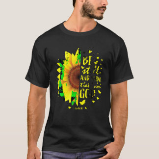 Camiseta Mantente Y Sé Que Soy Dios Cristiano Sunflowe