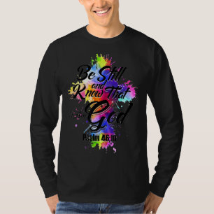 Camiseta Mantente Y Sepa Que Soy Dios