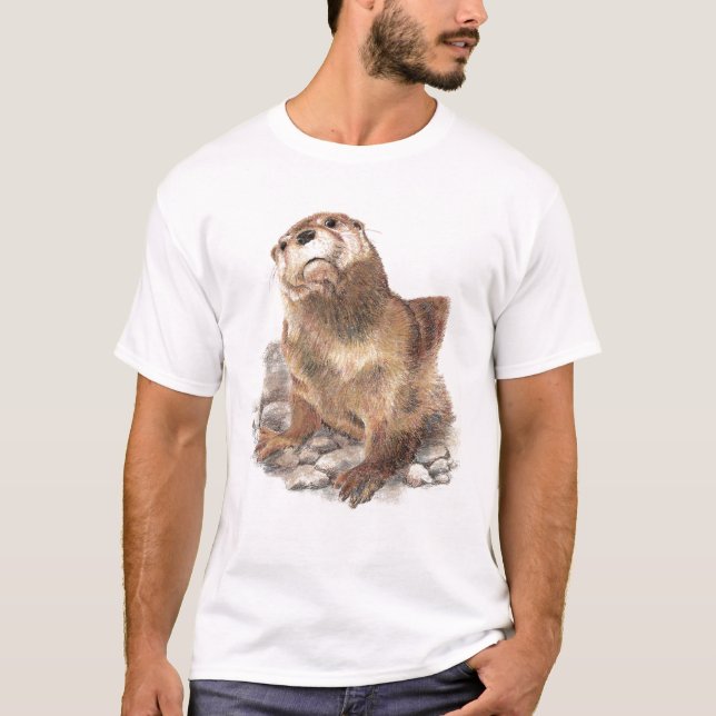 Camiseta Mantequilla, animal, vida silvestre, naturaleza, c (Anverso)