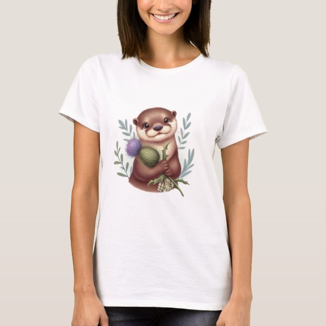 Camiseta Mantequilla de acuarela y fragancia (Anverso)