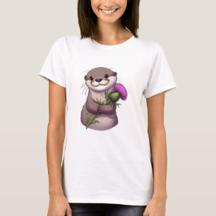Camiseta Mantequilla de acuarela y fragmento