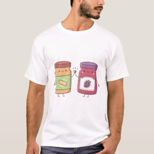 Camiseta Mantequilla de cacahuete de cinco cacahuetes y gel