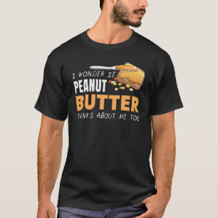 Camiseta Mantequilla de cacahuete piensa en mí Gráfica de c