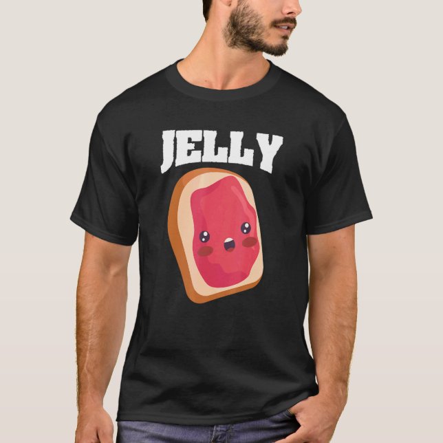 Camiseta Mantequilla De cacahuete Y Comida De Jelly Mejor A (Anverso)