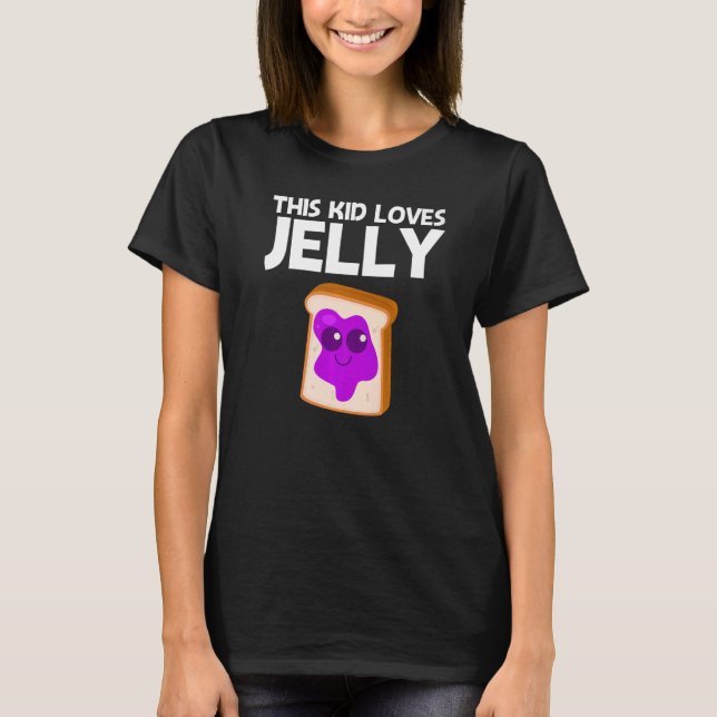 Camiseta Mantequilla De cacahuete Y Jelly Para Niños Que Co (Anverso)