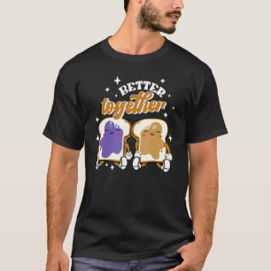 Camiseta Mantequilla de cacahuete y pareja de gelatina que