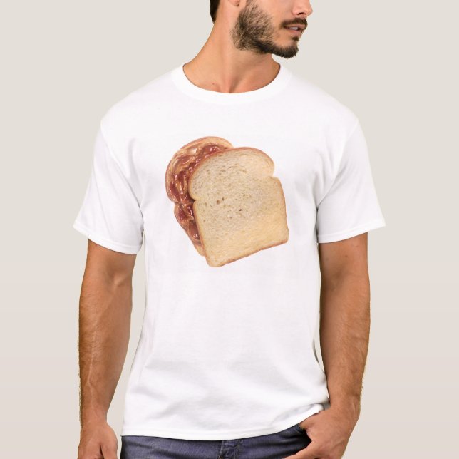 Camiseta Mantequilla de cacahuete y sandwich de gelatina (Anverso)