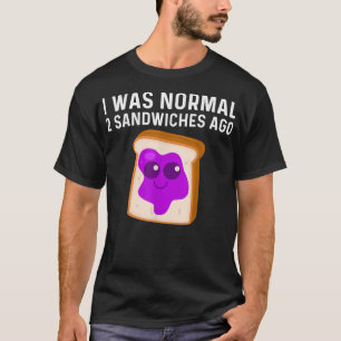 Camiseta Mantequilla De Maní Cuta Y Hombres De Arte Jelly M