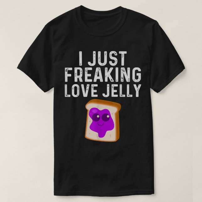 Camiseta Mantequilla De Maní Cuta Y Hombres De Arte Jelly M (Diseño del anverso)