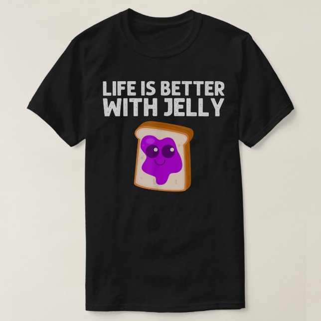 Camiseta Mantequilla De Maní Cuta Y Hombres De Arte Jelly M (Diseño del anverso)