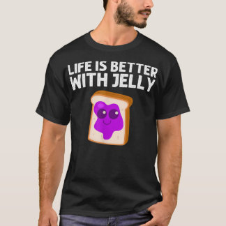 Camiseta Mantequilla De Maní Cuta Y Hombres De Arte Jelly M