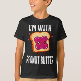 Camiseta Mantequilla De Maní Jalea Parejas Divertidas De Ha
