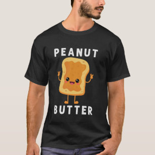 Camiseta Mantequilla De Maní Y Jalea Mejor Amigo Pareja Div