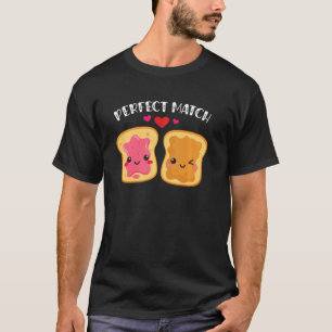 Camiseta Mantequilla De Maní Y Jelly Perfecto Coincidencia