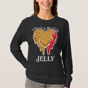 Camiseta Mantequilla de mantequilla de cacahuete Jelly Pare