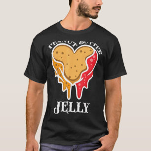Camiseta Mantequilla de mantequilla de cacahuete Jelly Pare