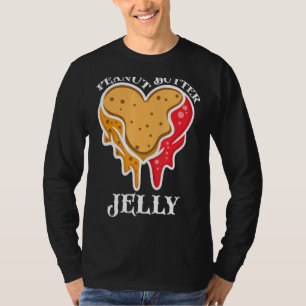 Camiseta Mantequilla de mantequilla de cacahuete Jelly Pare