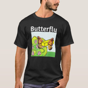 Camiseta Mantequilla De Mariposa Y Salga Del Cocoon Por Enc
