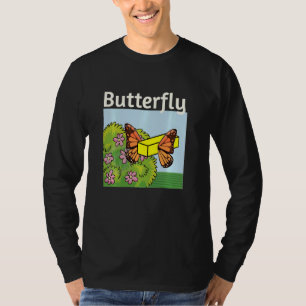 Camiseta Mantequilla De Mariposa Y Salga Del Cocoon Por Enc